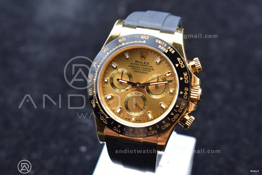 on Rubber Best SA4130 Strap 1:1 Dial Lume Daytona Oysterflex Edition YG 116518 BTF 0422